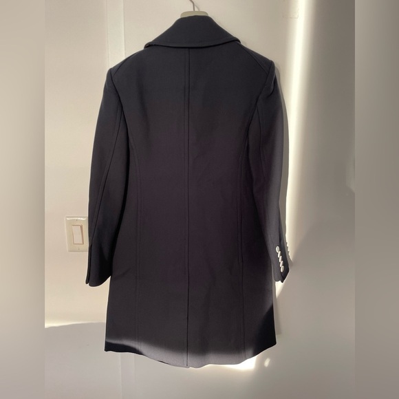 Veronica Beard Grover water repellent cotton dickey coat navy multi NWT - Picture 8 of 11